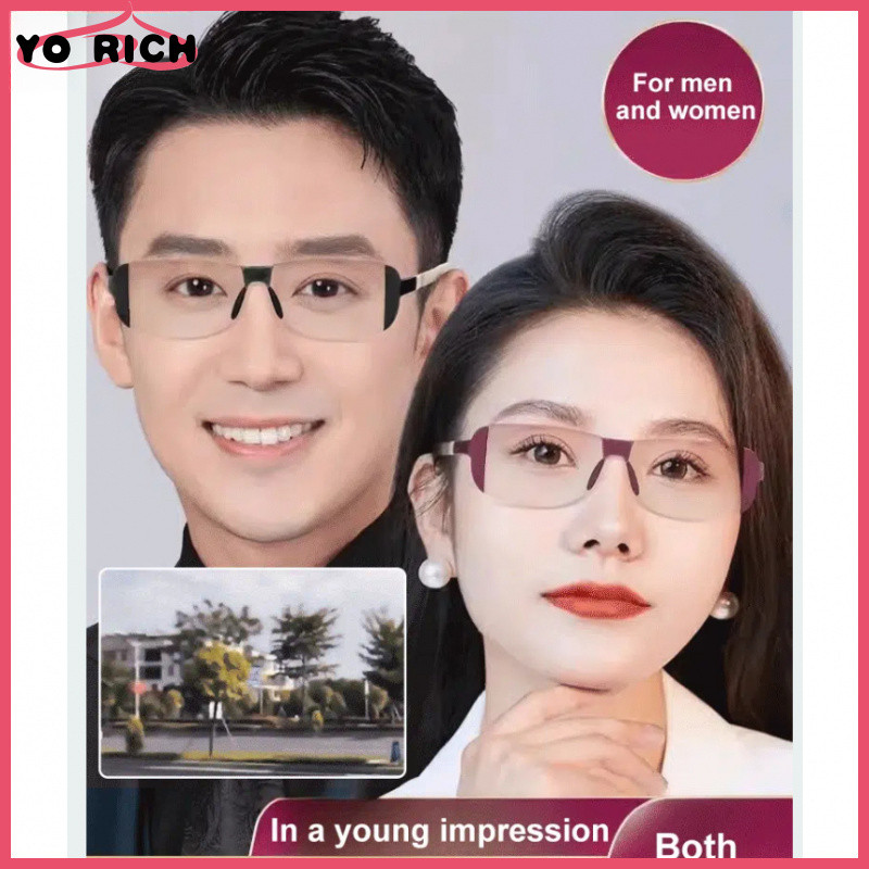 Zoom color changing reading glasses smart zoom color-changing reading ...