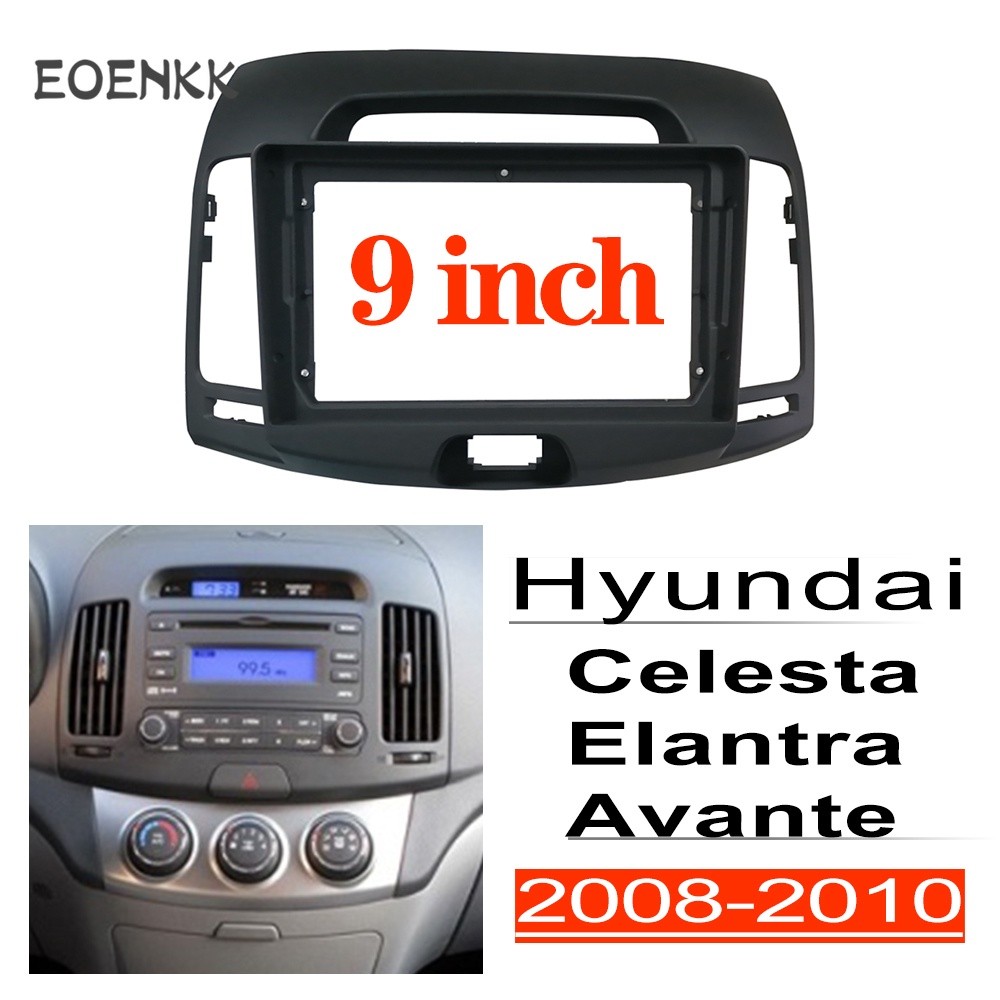 Honxun 9inch android head unit panel frame 2din stereo video bracket ...