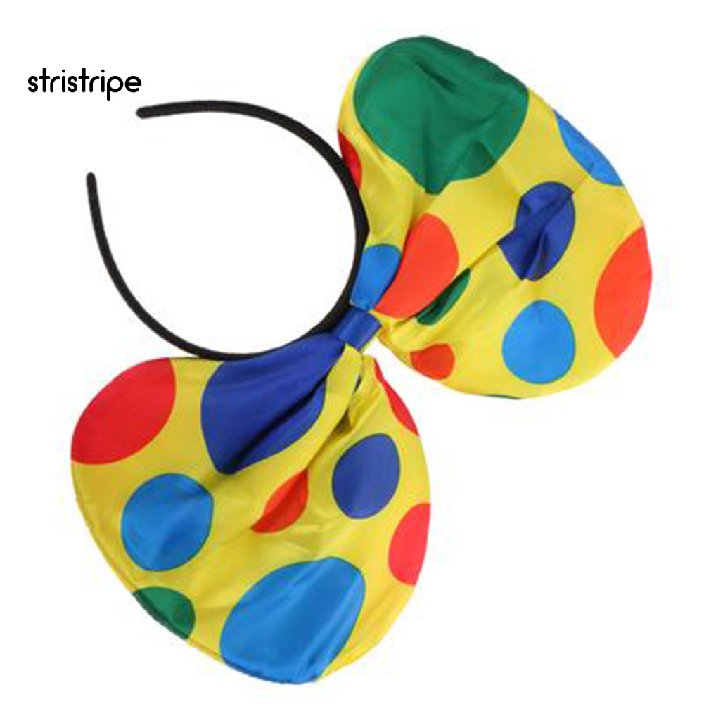 Clown Headband Hair Hoop Clown Top Hat Headband Funny Carnival Circus Fancy Dres