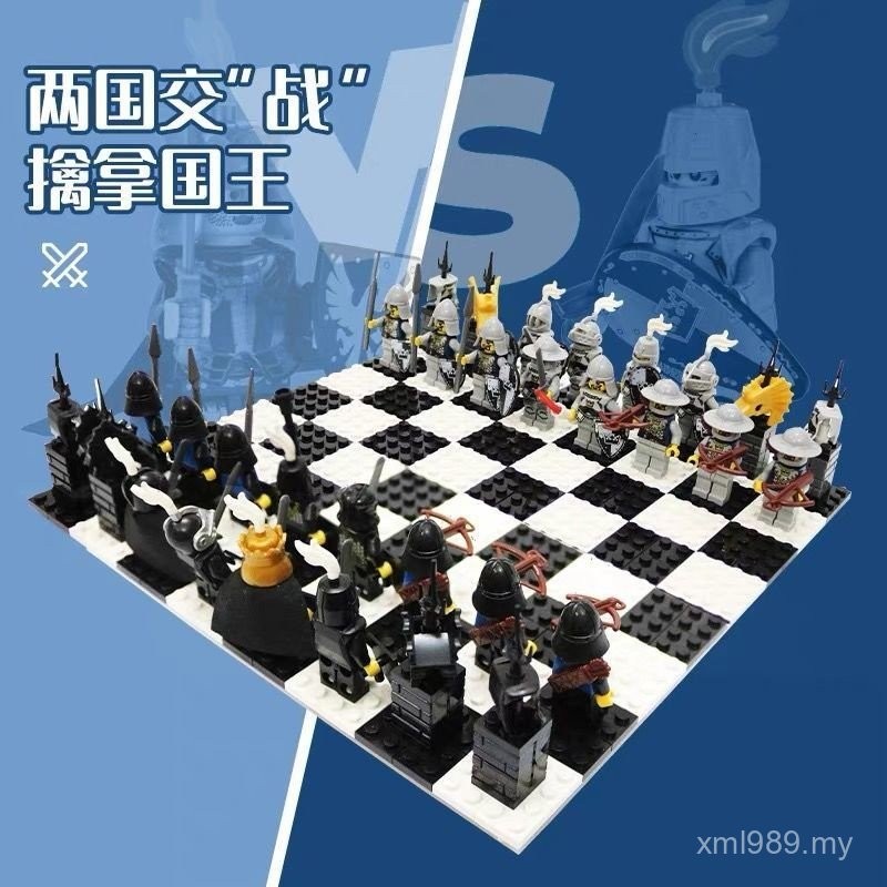 Compatible Minifigure Ancient Soldier Knight Chess DIY Building Block ...