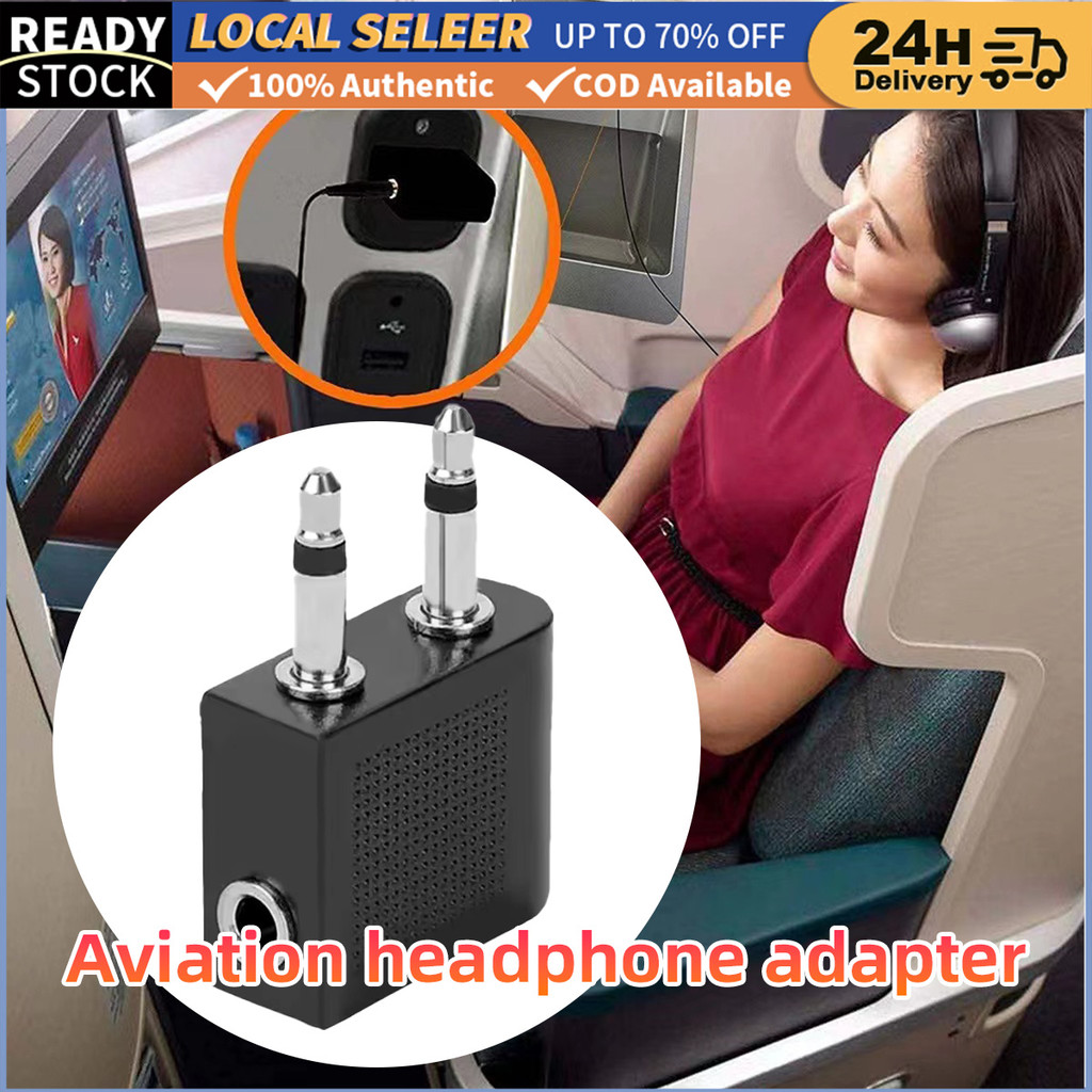Converter For Airplane Travel Headphone 3.5mm airplane headphone ...