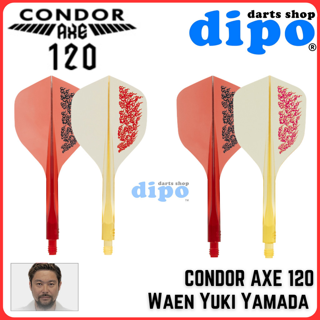 CONDOR AXE 120 WA-EN (Yuki Yamada Model) - CONDOR AXE Darts Flight (3 ...