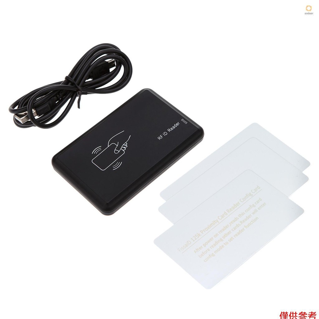 Contactless RFID Card Reader 125KHz USB ID Card Reader Configurable EM ...