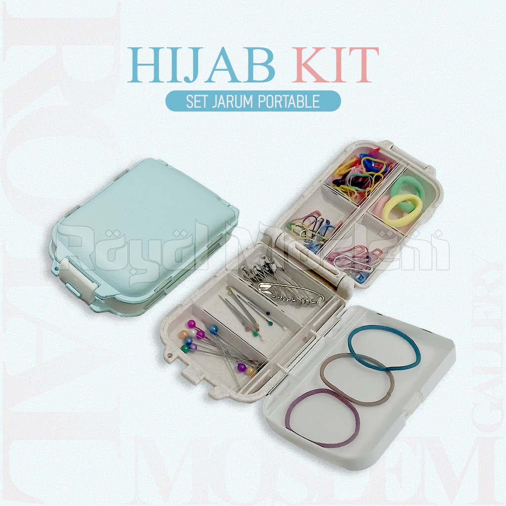 Hijab Kit Set with Safety Pins for Umrah Travel Hijabs | Shopee Malaysia