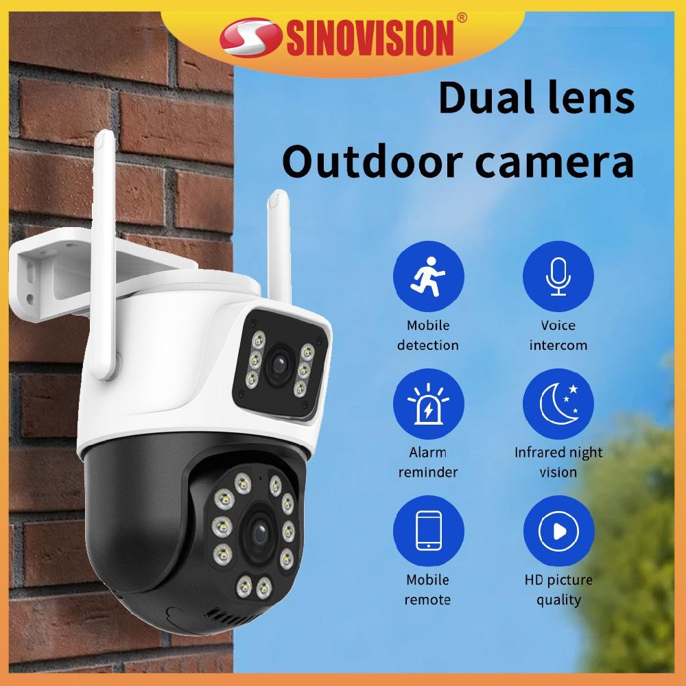 SINOVISION PTZ15 outdoor CCTV camera IP66 waterproof dual-lens O-KAM ...