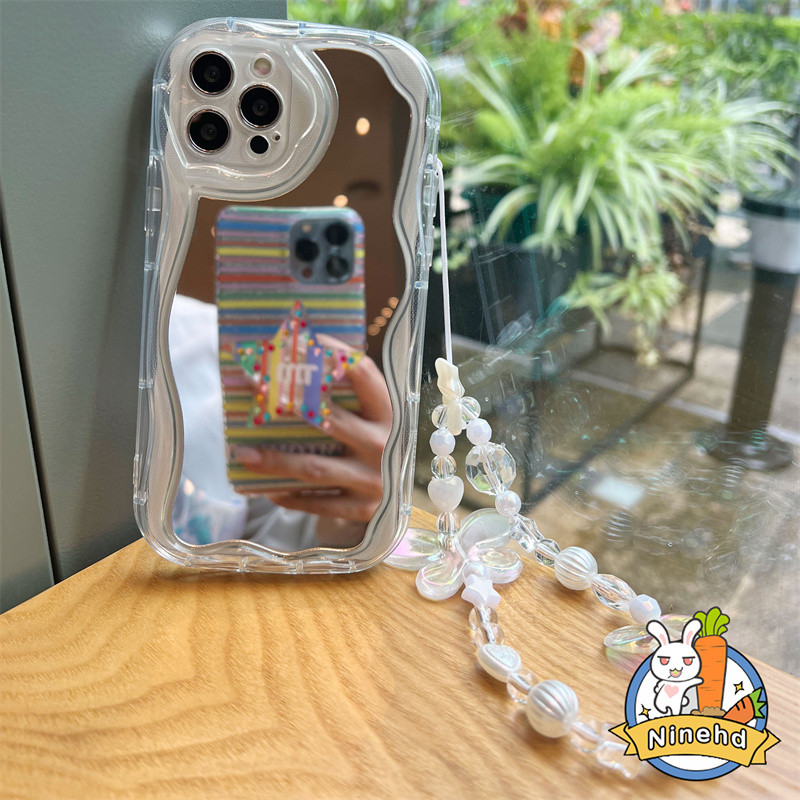 White Mirror Casing + Chain for Vivo Y28 Y27s Y18s Y17s Y15s Y16 Y11 ...