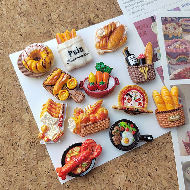 Creative Arrow-shaped Refrigerator Magnet 3D Fun Food Magnetic Memo ...