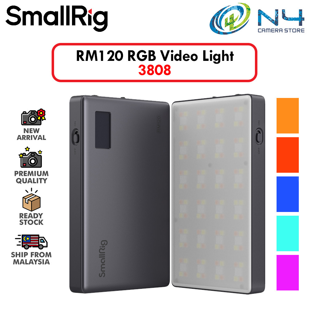 SmallRig RM120 RGB Video Light [3808] Professional Photography Studio ...