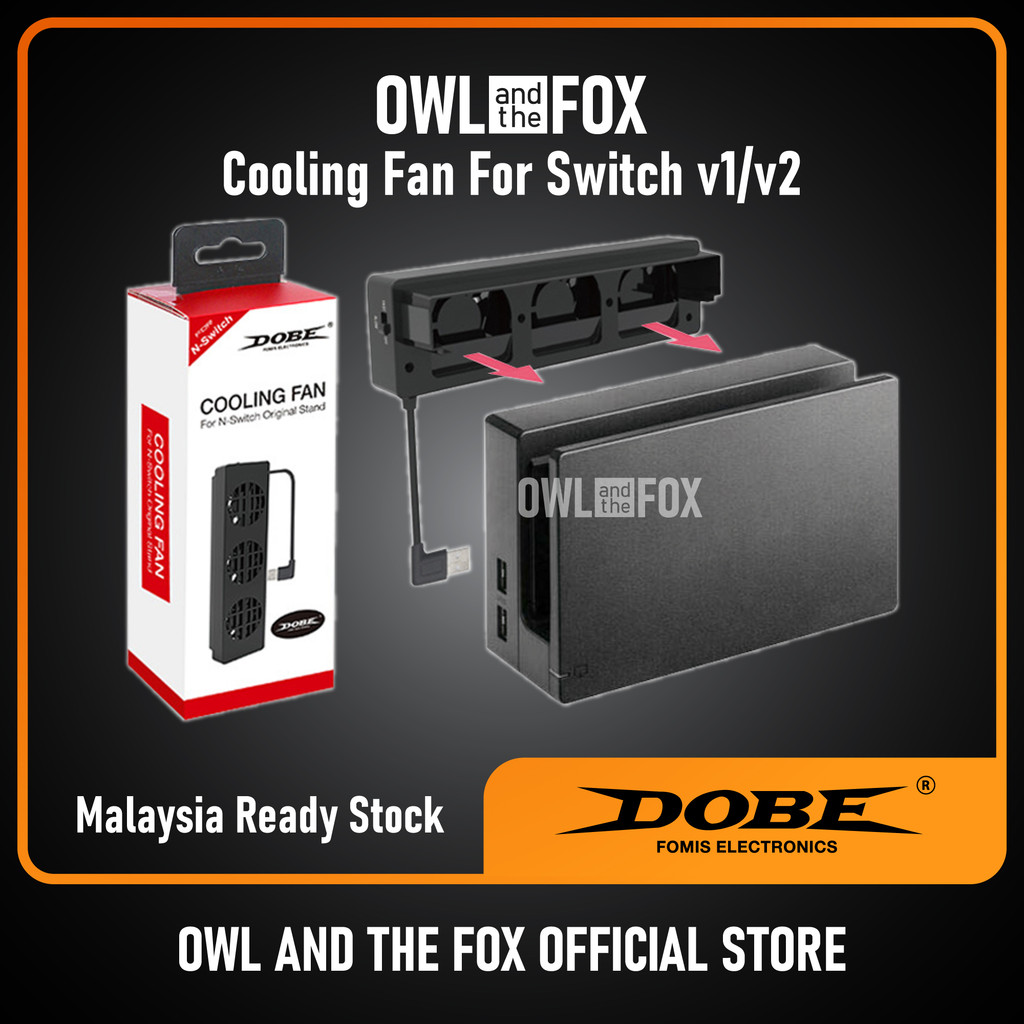 DOBE Nintendo Switch V1 V2 Cooling Fan 3 Fans Stand with USB Input ...
