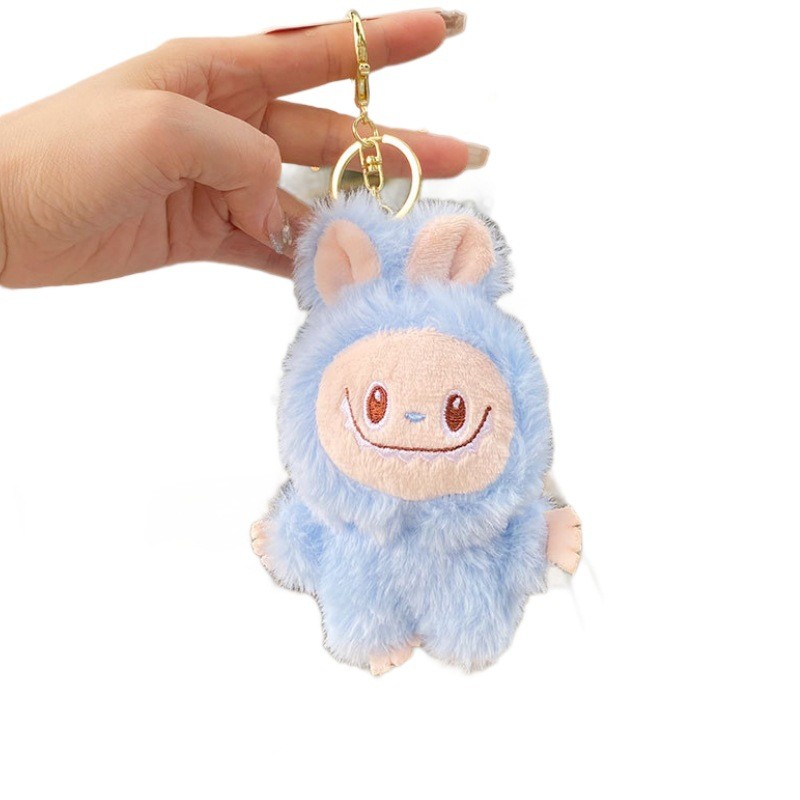 Influencer Cartoon labubu labubu Keychain Pendant Cute Ragdoll Doll ...