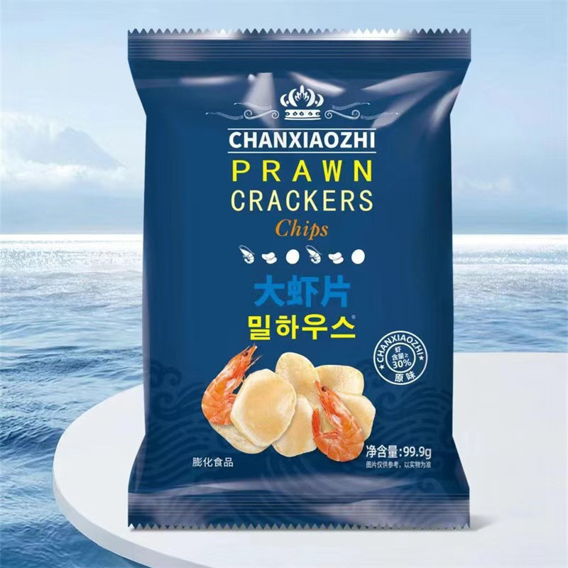 Influencer Big Shrimp Chips Gluttonous Xiaozhi Puffed Potato Chips ...