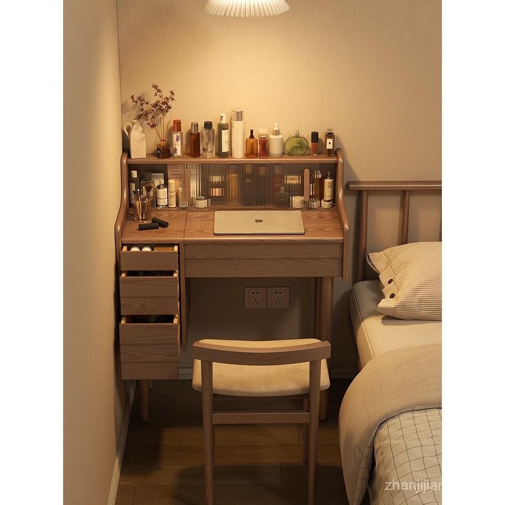 Solid Wood Dressing Table Storage Cabinet Dressing Table Modern Simple ...