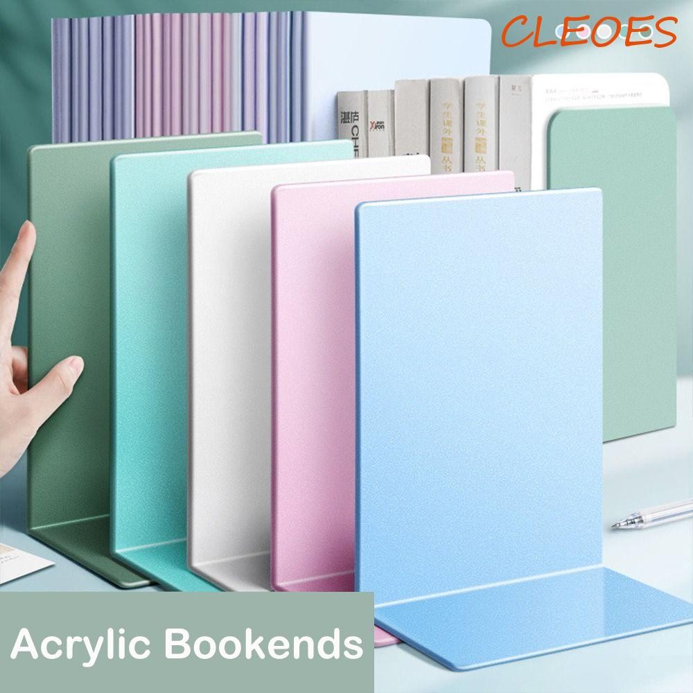 CLEOES Desk Bookends, INS Display Book Stand, Desktop Organizer Simple ...