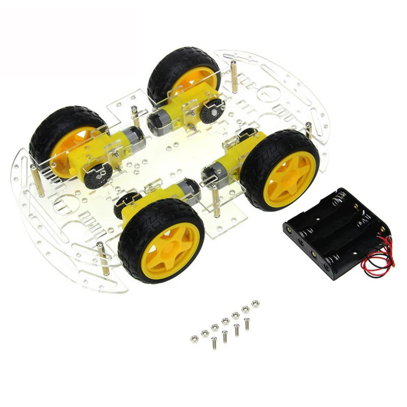 4WD Smart Robot Car Chassis Kits for arduino with Speed Encoder New ...