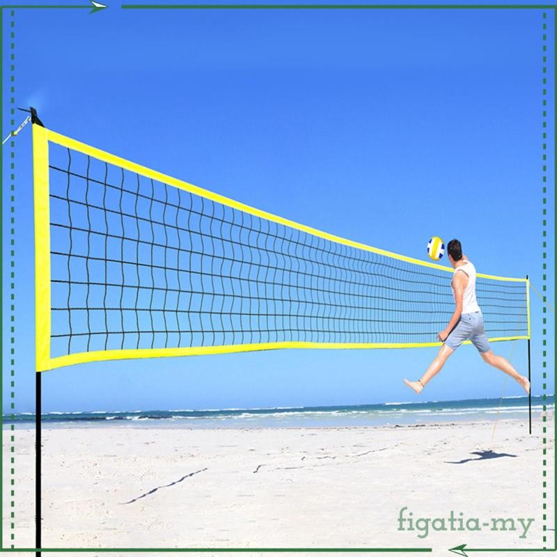 [FigatiaMY] Volleyball Set Portable Volleyball Net Set Adjustable Poles ...