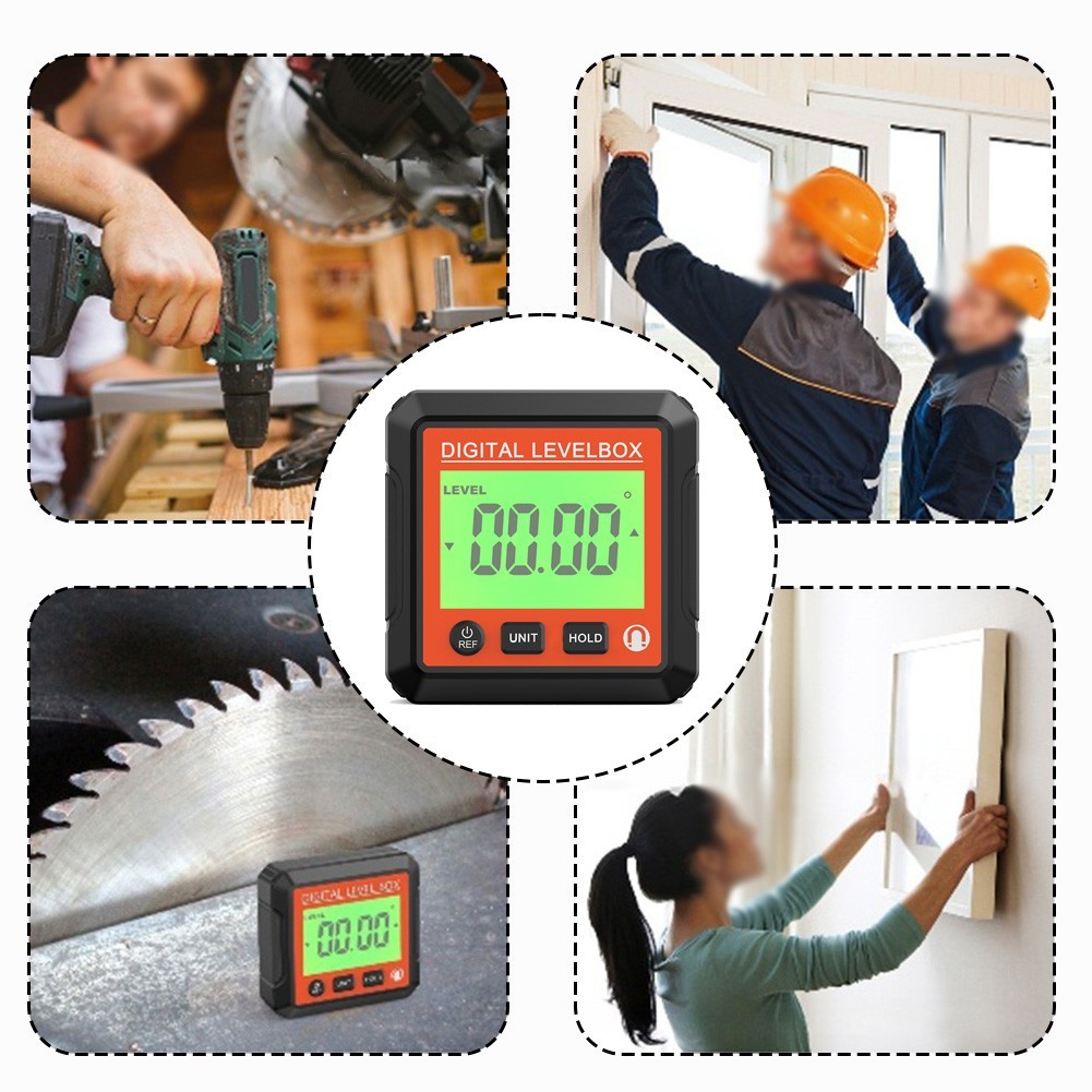 Digital Angle Finder Angle And Slope Conversion Easy To Read High ...