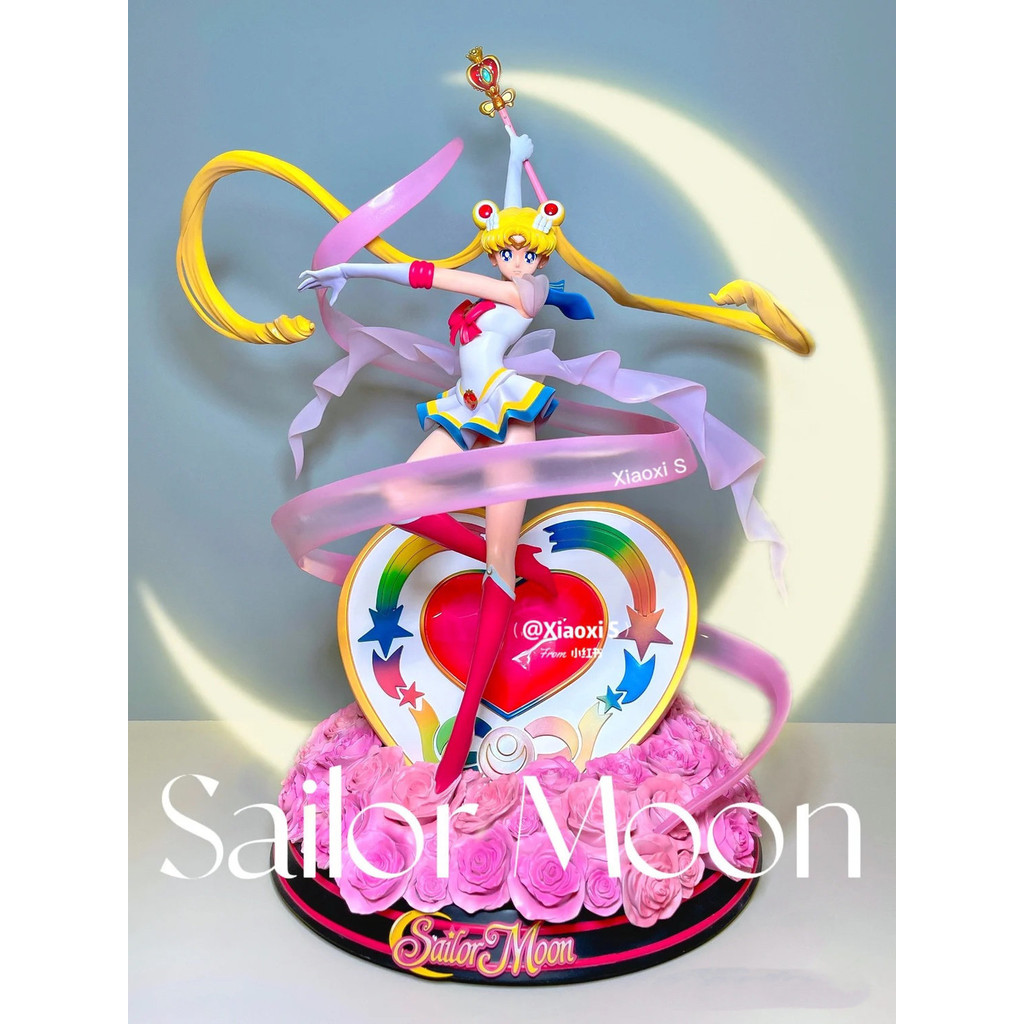 Sailor Moon Moon Ice Moon Decoration Model Moon Hare Doll Cute Mystery ...