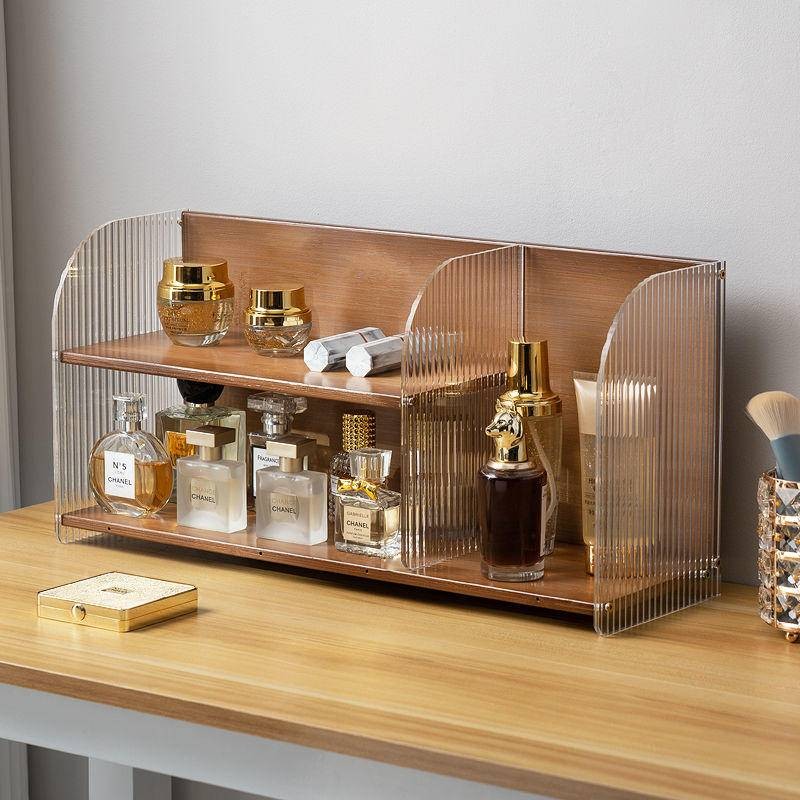 Cosmetics display cabinet Dresser storage cabinet Lipstick brush skin ...