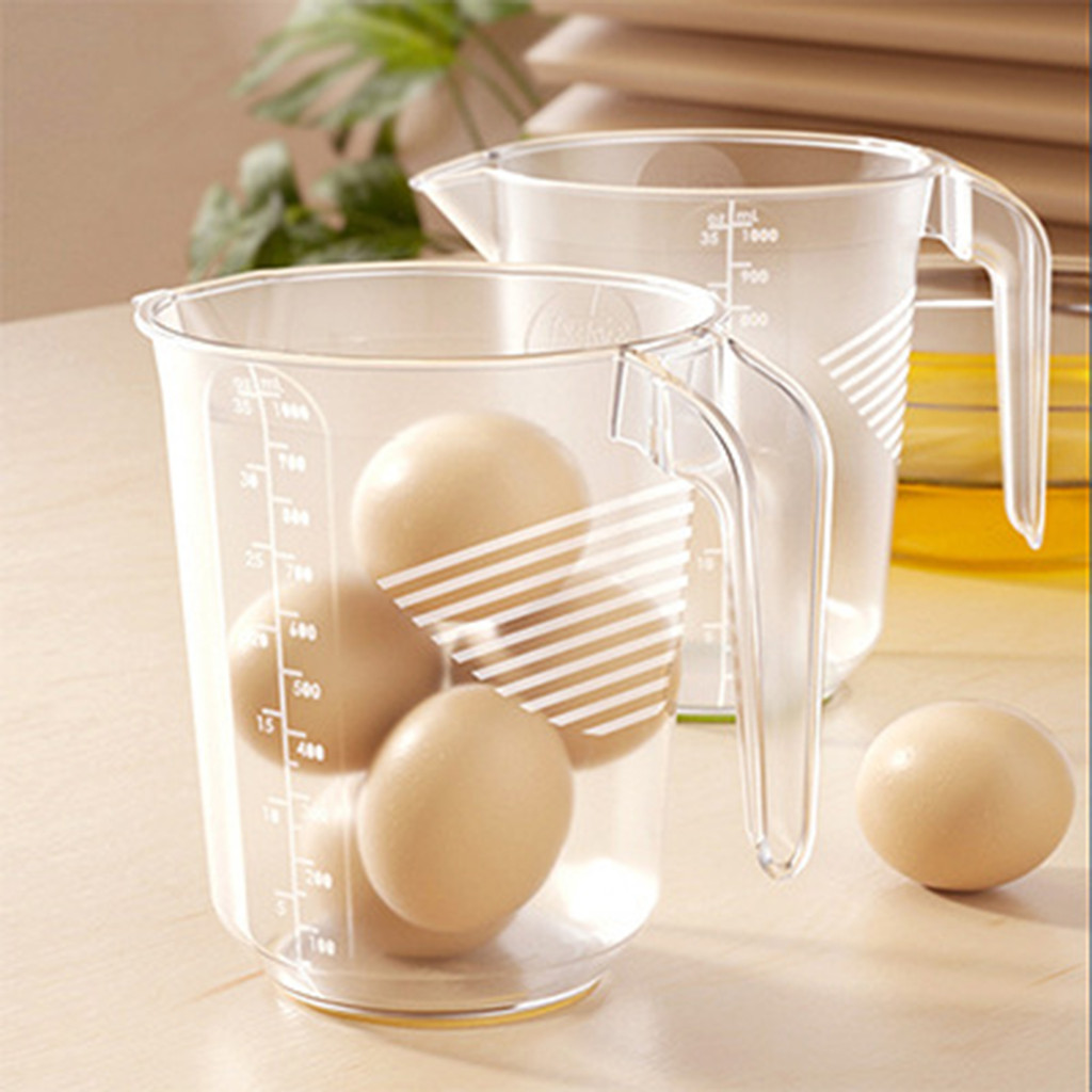 [SF] 1000ML Plastic Measuring Cup 4 Measurement Units Stackable Anti ...