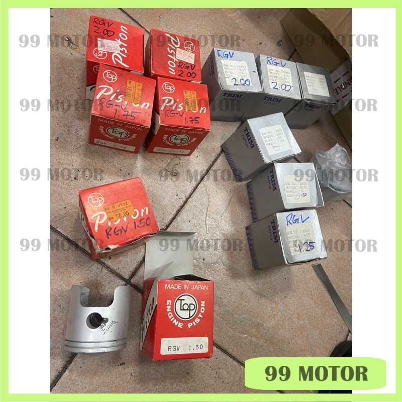 SUZUKI RG110 RGV 120 PISTON 100% ORIGINAL MADE IN JAPAN / TRIM RG-S RG ...