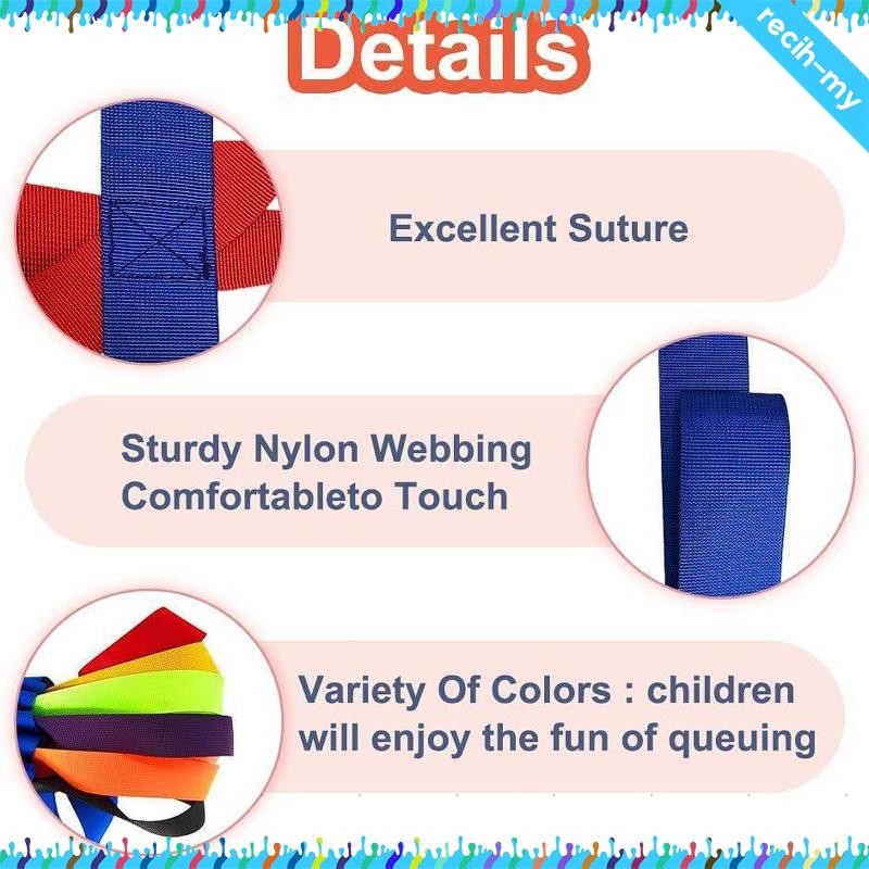 [RecihMY] Walking Rope Toddlers Leash for up to 12 Children 2 Teachers ...