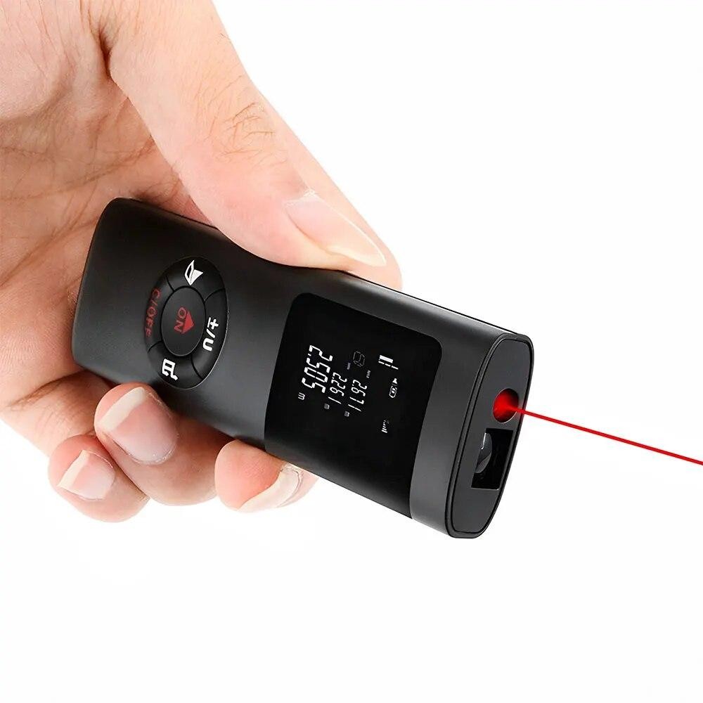 40M/60M Mini Smart Laser Distance Meter Measure Infrared Rangefinder ...