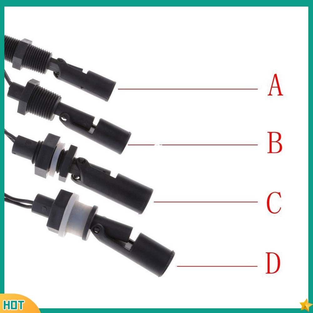 Water Level Sensor Horizontal Liquid PP Side Mount Float Switch For ...