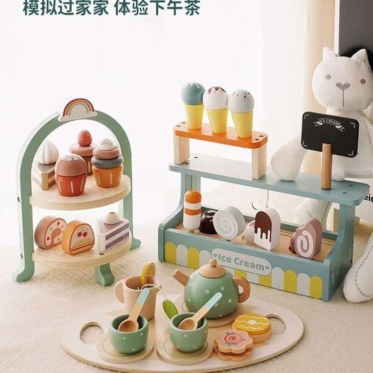 [Ready Stock] Children Play House Tea Set Combination Afternoon Tea ...