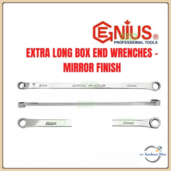 GENIUS TOOLS EXTRA LONG BOX END WRENCH | Shopee Malaysia