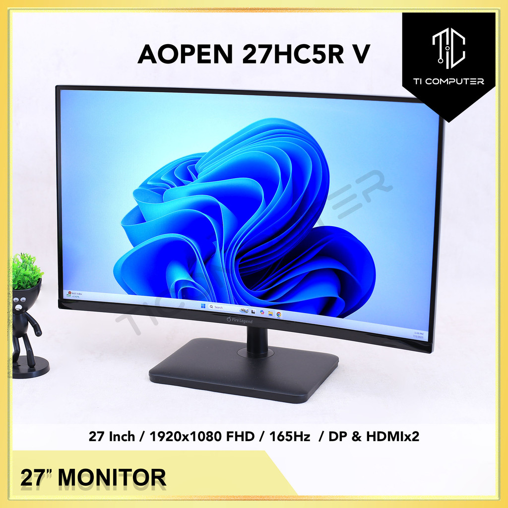 AOPEN Fire Legend 27HC5R V 27 inch 1500R Curved Display 165Hz 1ms HDMI ...