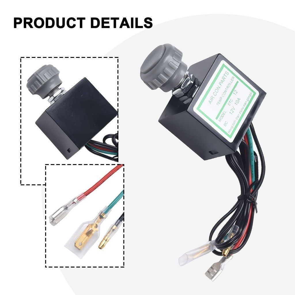 hot| 12V 10A Car Air Conditioner Electronic Thermostat Switch ...