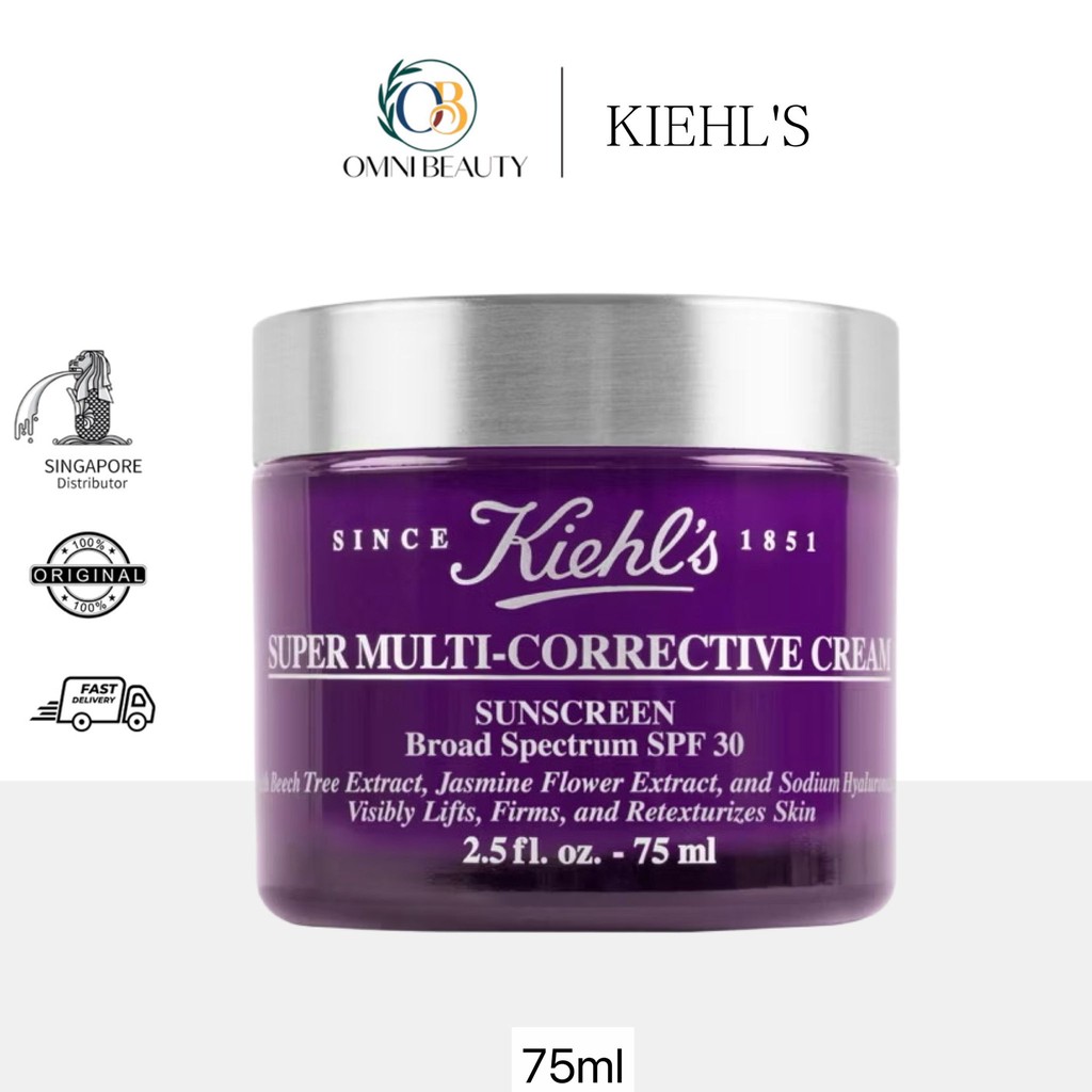 KIEHLS Super Multi-Corrective Anti-ageing Facial Cream 75ml - Reduce ...