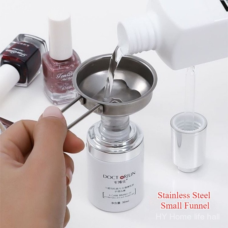 Thick 304 Stainless Steel Funnel Household Kitchen Filter Caliber ...