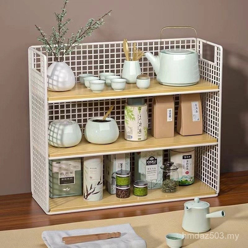 Desktop Storage Rack Desk Cup Storage Rack Coffee Table Cup Rack Dining ...