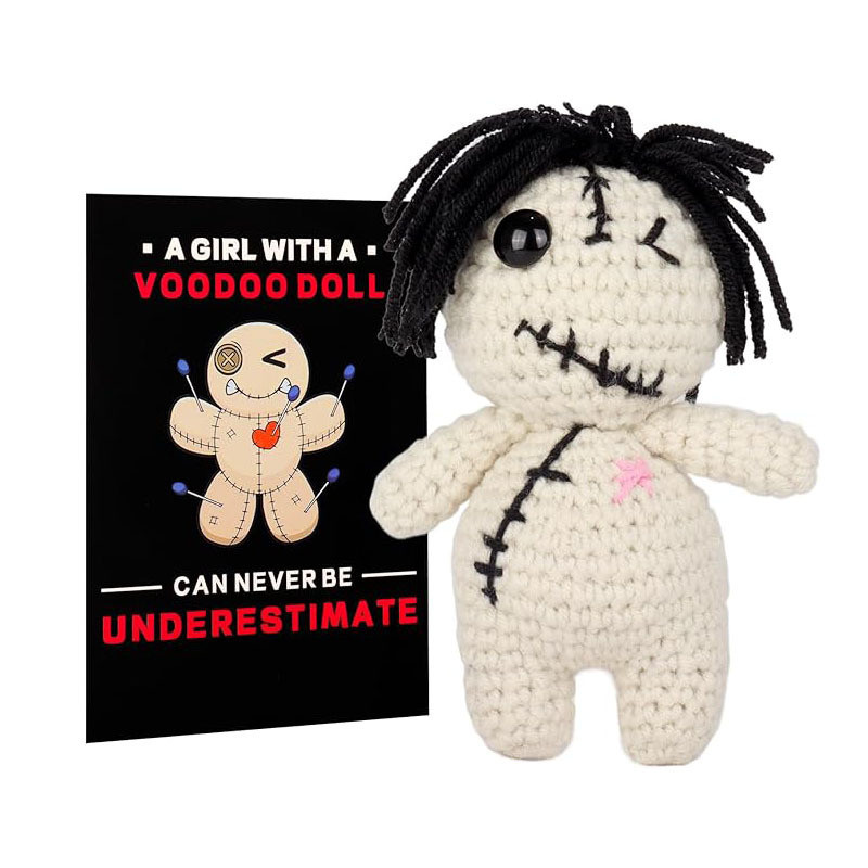 Positive Voodoo Doll Funny Handmade Crochet Stuffed With Positivity ...