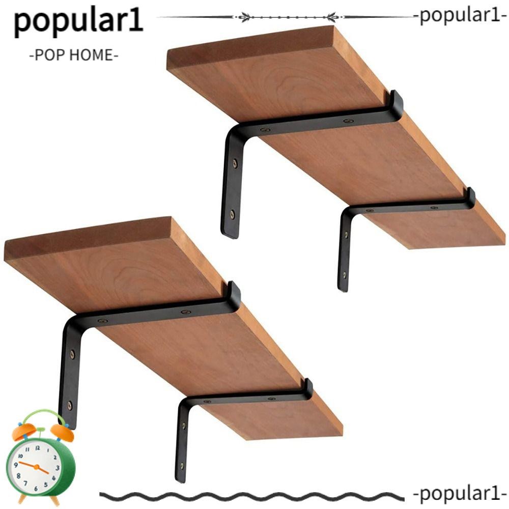 POP Floating Shelf Brackets, Wall Mount Metal Cast Iron Shelves ...