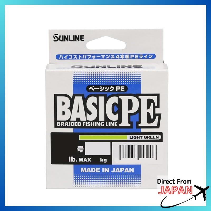 SUNLINE 4 Pack BASIC PE 150m Light Green 0.3-3号 (5-50lb) Multi-purpose ...