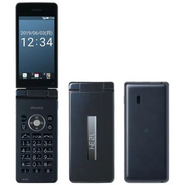 Sharp Aquos SH-03L Cameraless Phone Unlocked Black ( Used,90%New ...