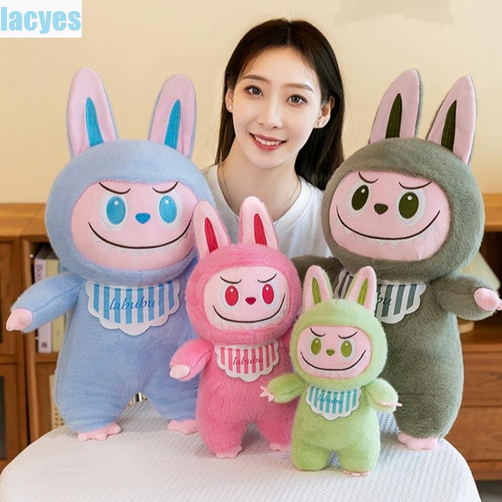 LACYES Labubu Plush Stuffed Doll, Big Eye Stuffed Labubu Time Plush Toy ...