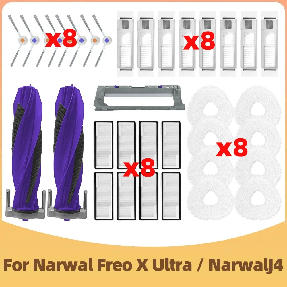 Hoofdborstel vervanging voor Narwal Freo X, Ultra, J4, J4 Lite