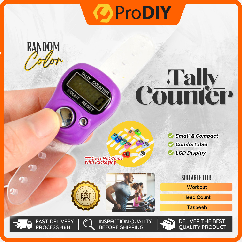 LCD Lightweight Digital Tasbih Tally Counter Finger Clicker Compact ...