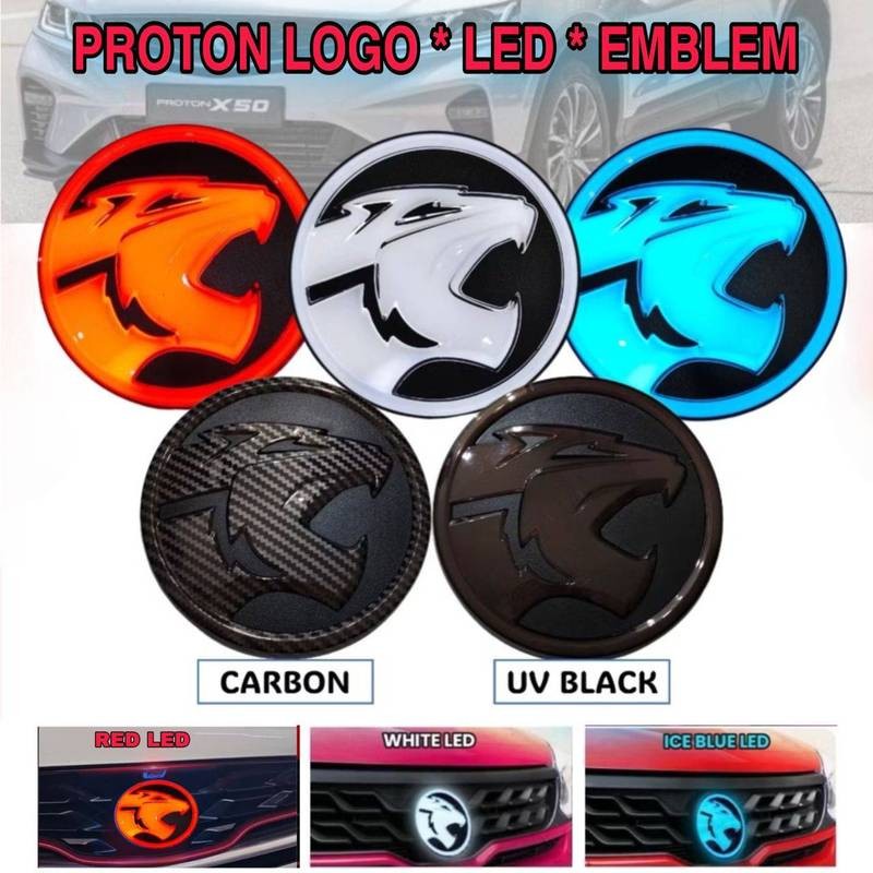 Proton LED Exora Iriz X50 X70 X90 S70 Persona Saga 2024 3D Round Led ...
