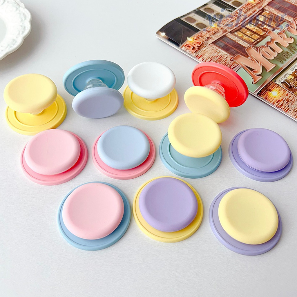 Round Shape Magnetic Attraction All-match Contrast Color Silicone Phone ...