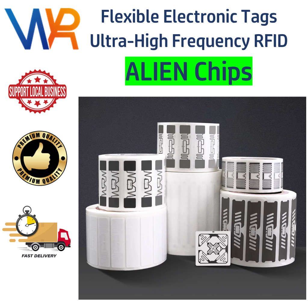 UHF RFID tag sticker Wet Inlay 915mhz NXP ALIEN Chipset | Shopee Malaysia