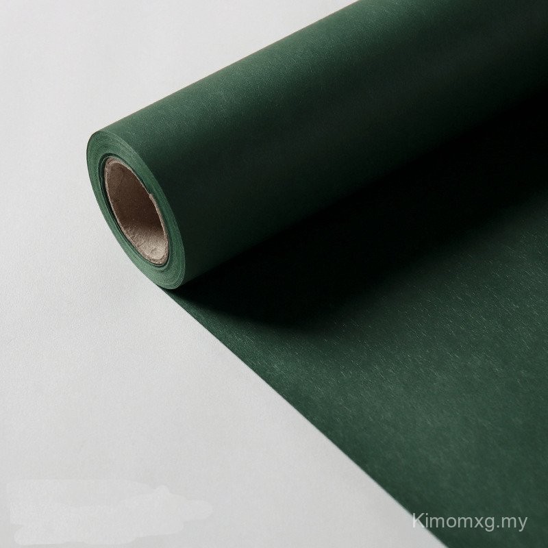 elegant-dark-green-matte-wrapping-paper-set-perfect-for-wedding