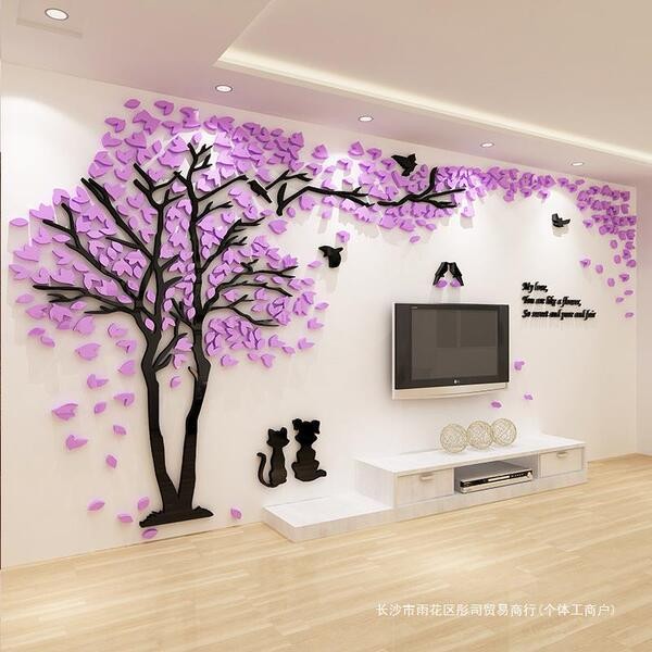 wall decoration living room home decor frame home decor Pokok ruang ...