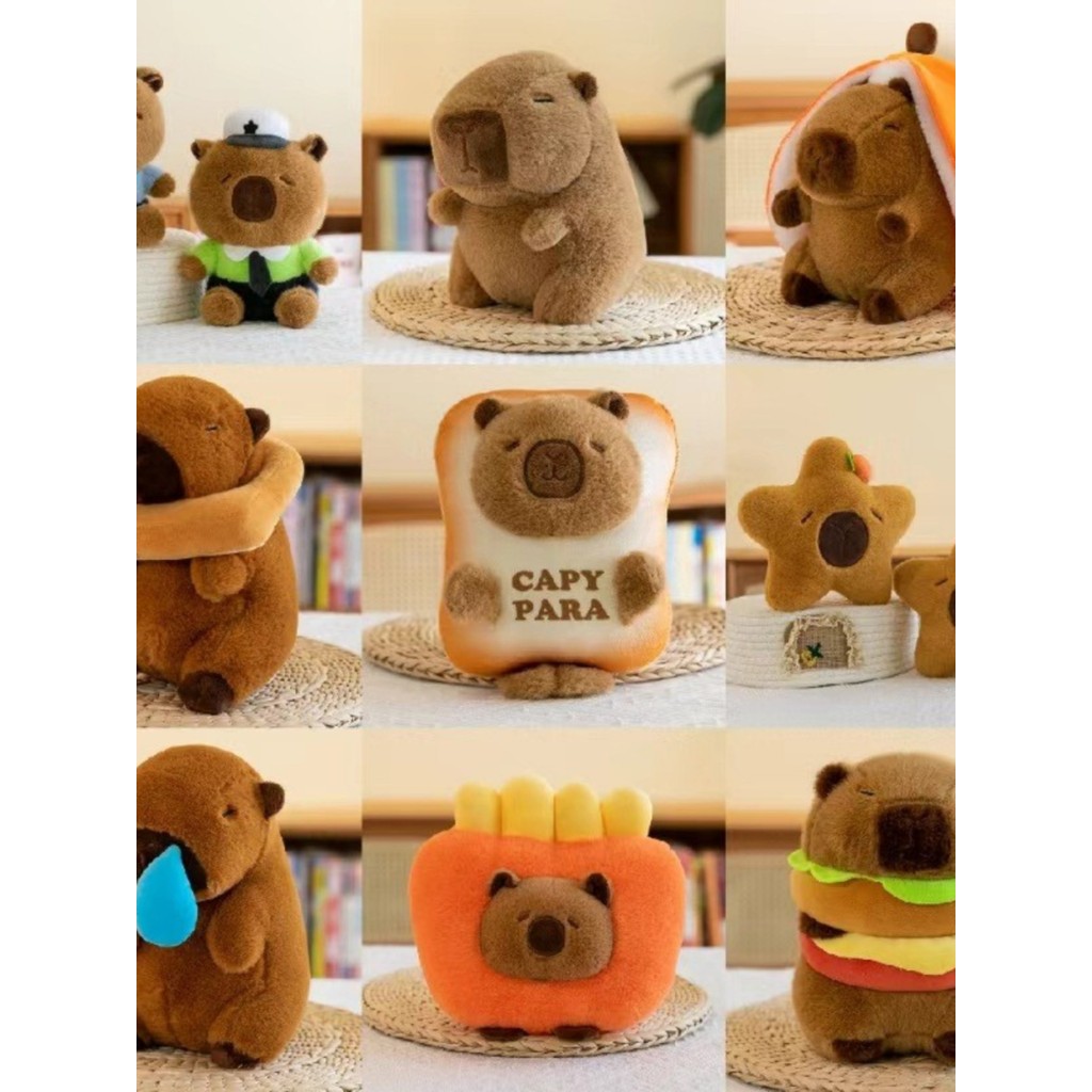Cute Capybara Plush Toy Children's Doll 27cm Claw Claw Machine Capybara ...