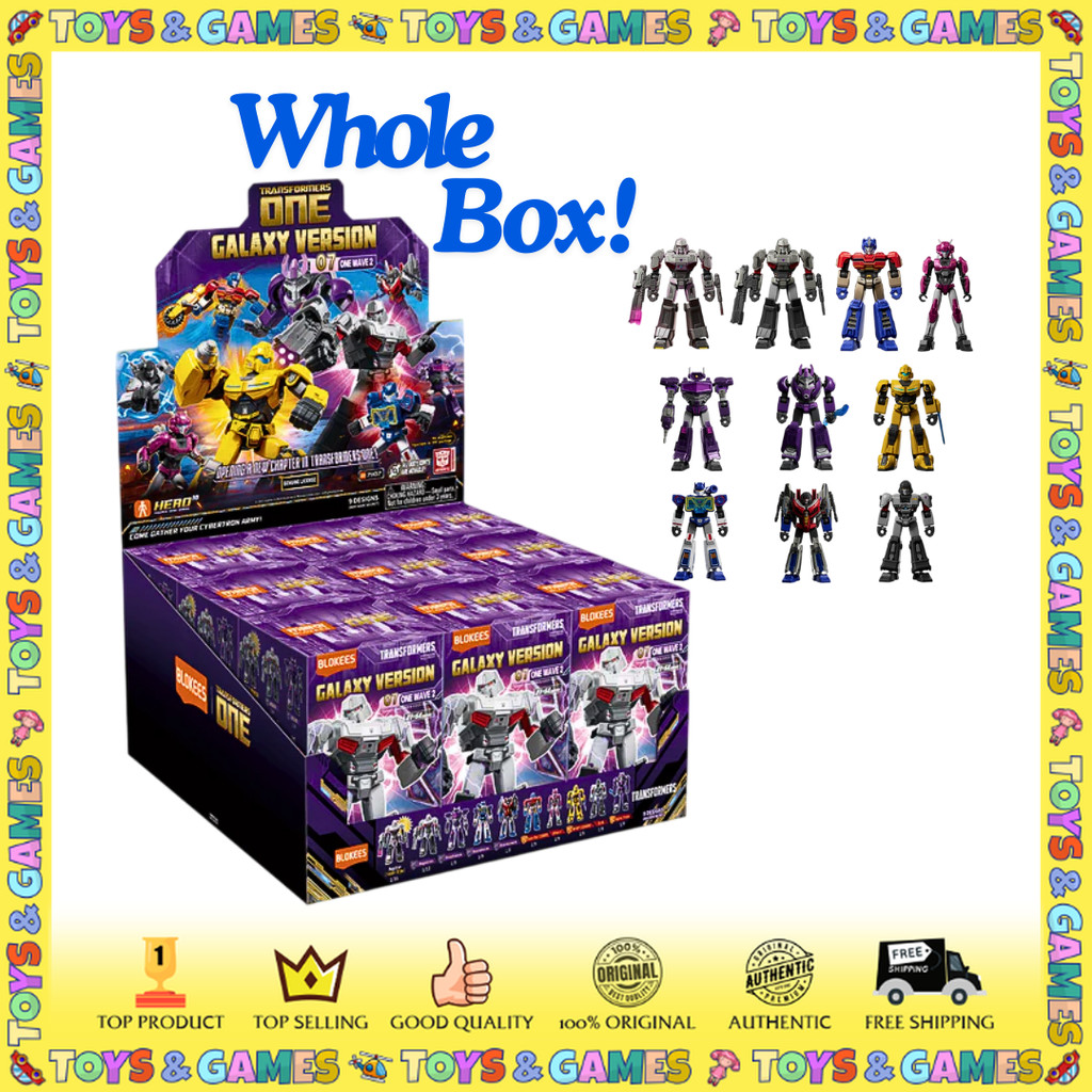 Blokees Transformers Galaxy Series Version 07 ONE Wave 2 9 Pcs 1 Set ...