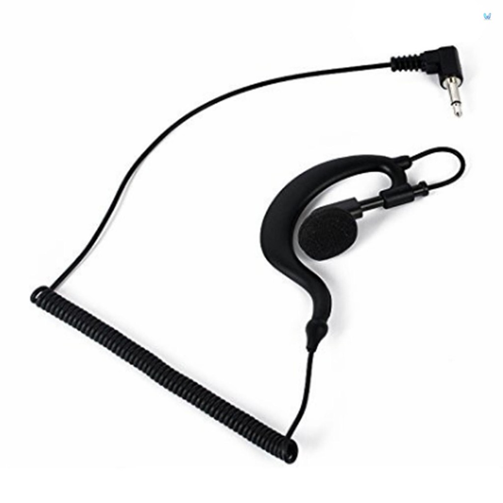 HYSHIKRA Écouteur Mono 3.5mm Pour Talkie-Walkie - Casque Oreillette Compatible Motorola Kenwood Baofeng