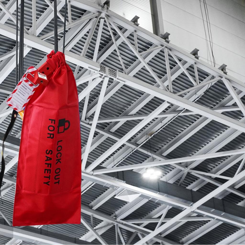 Safety Plug Lockout Tagout Bag Flexible Protective Electrical with Keys ...